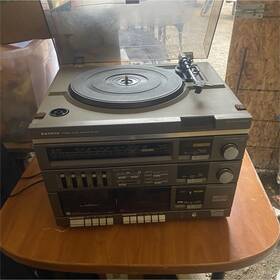Gxt-811 Sanyo Gxt 811 Stereo System Turntable Record Player Mpn