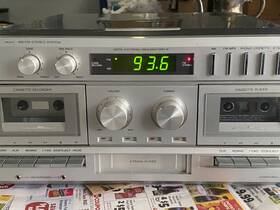 132.919483350 Sears Roebuck Turntable Stereo Dual Cassette Recorder And 8 Track