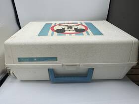 17060 Sears Rare Vintage Walt Disney Production Mickey Mouse Record Player. Works. Read