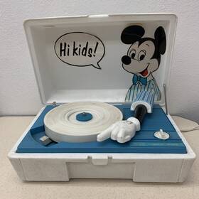 Sears 172.291500 Rare Vintage Walt Disney Production Mickey Mouse Record Player