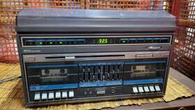 304.91866450 Sears Sr2000 Dual Cassette Player/recorder Am/fm Stereo And Record Player - Read