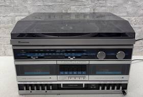 13291940451 Sears Roebuck And Co. Vtg Stereo System Model1329194045 1am Fm Double Cassette Player All In One