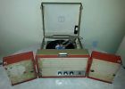 Sf15r-1 Working 3 Portable Rare Motorola Vintage Tube Amp Record Channel Player