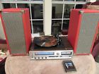 Sg-133 Sharp Vintage Stereo Receiver Combo With Track And Bsr Turntable