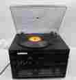Sg-d37 Panasonic Am Fm Stereo Dual Cassette Turntable Radio Receiver Set Nice