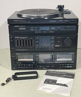 Rs-5100 Sharp Integrated Audio System Model Consisting Of Sc And Rp 5100