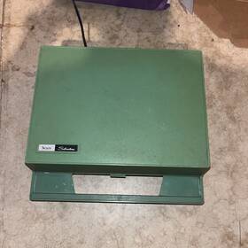 3250 Silvertone 9234 Vtg Sears Portable Record Player 4 Speed D As Is