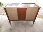 Sk2450t Zenith Vintage Console Tube Amp Record Player Cobra Plays Great