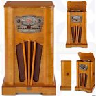 44151980 Sku Crosley Antique Replica Turntable Console Cd Player Radio Solid