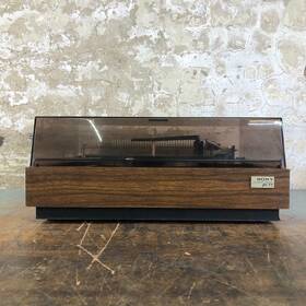 20240807 Sony E.4 C Cb.15 Automatic Changer Turntable Record Player Model Ps-77 Wood Grain Works