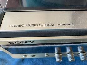 Hme-118 Sony Stereo Music System Vintage 8-track/lp Player Needs Servicing