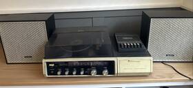 Ss-140 Sony Hp-149 Vintage Stereo System Am/fm Record And Tape Player Speakers