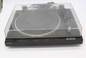 Sonyvl45g Sony Ps-lx433 Record Player Turntable With Needle Stylus Tested Works