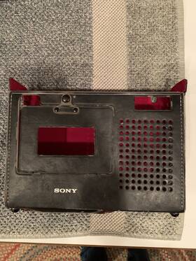 Tcv-142 Sony Protective Case For Tc-142 Three Head Cassette Recorder Tape Player