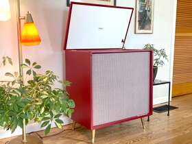 Fr-711m Stromberg Carlson Vintage Tube Record Player Console Mid Century Modern 50s 60s Restored Jimmy O