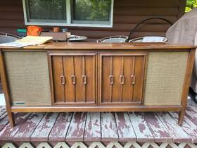 Sc581w Sylvania Vintage 1960s Slyvania Stereo Console Model Number