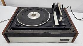 T150w Sylvania Vintage Turntable Record Player 4 Speed Micro Mini - Parts/repair
