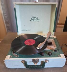 1314 Symphonic 13i4 Vintage Model Record Player Runs Has Sound But Needs Work