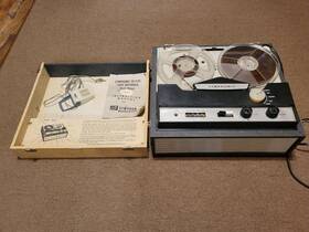 M2r0i Symphonic M2r01 Vintage Rare Tape Recorder Player Portable Model Tested Works