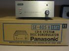 Epc-450c System Nos Panasonic Disc Cartridge Se-405h Demodulator Cd-4 Manual