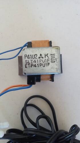P-41u2 Technics Turntable Model Sl-d1 Transformer And Power Cord P41u2 Working