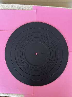 Technics Sftgq62m01 Vtg Original Turntable Platter Slip Mat Supple Discontinued