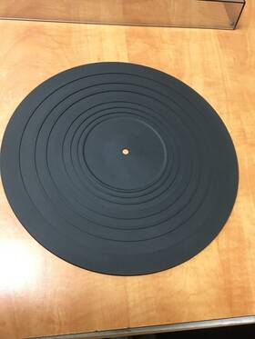 Sftgb93m01 Technics Sl-d20d Stereo Turntable Platter Mat Only Fit Others