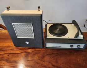 105sv Telefunken Rare Vintage Electronically Restored Turntable Tube Amp Speaker