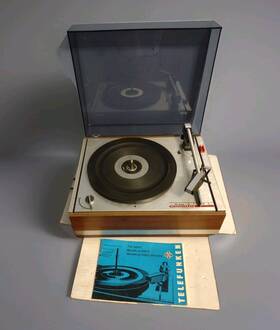Tw-509s Telefunken Vintage Tw 509 Deluxe Turntable Mcm Powers Up And Works Rare Manual