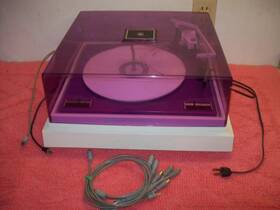 The Voice Of Music 1582-lv1 Vintage Rare Purple 1972 V-m Record Player / Turntable