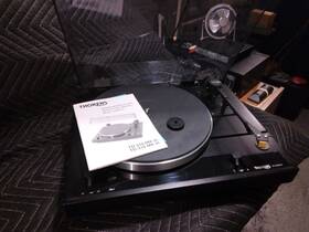 Dr5000lc Thorens Vintage Td 318 Mk Iii Turntable And At Dr500lc Cart Orig Owner Manual Nm