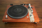 Tm55dd Tannoy Micro Seiki Vintage Direct Drive Turntable Record Player Wooden