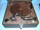 36102 Tower Vintage Record Crank Portable Phonograph Works Watch Player