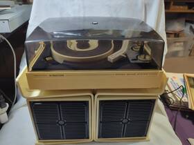 26-6720-2 Truetone Vintage 45rpm Stero Sound System With Speakers Western Auto As Is