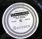 Ttr-109 Shure Test Record New