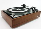 M75ej Turntable Walnut 1219 Base Dual Cartridge Shure Serviced Nice