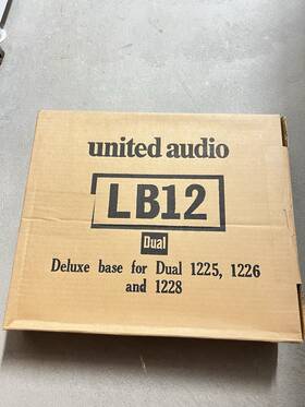 Lb12 United Audio Factory Sealed Dual Turntable Base Read Description