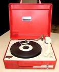 V635 G Ge Vtg Neral Electric Red Portable Record Player