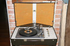 V861 Ge Garrard Portable Suitcase Stereo Record Player Neral Elec