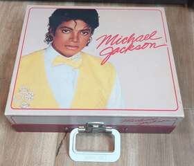 7524 Vanity Fair Vtg Michael Jackson Record Player Turntable With Mic For Parts No 143