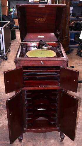 Vv-x1a Victor Antique Talking Machine Victrola Record Player