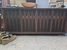 Vht6iw Victrola Brasilia Mid Century Record Player Changer Am Fm Stereo Console
