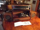 Mod1v9052 Vintage 8 Radio 1970 Player Stereo Track Record Magnavox Console Shelf