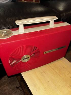 Fg-500 Viscount Vintage Portable Phonoradio - Record Player Radio