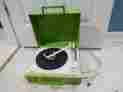 Vmp20a Vintage Rca Phonograph Green Record Player In Case Portable Suitcase