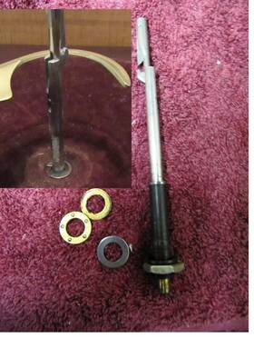 512-cp Voice Of Music Changer Stacking Spindle Part 6206 Turntable 930/ 950 Center Post