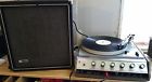 Vp-25a Bogen Suitcase Record Player Works Good Condition For Age
