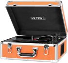 Vsc-551 Orange Victrola Full Size Suitcase