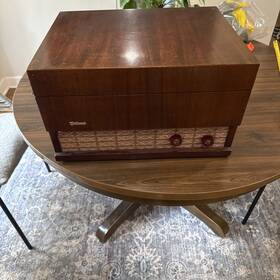 333-1 Webcor Vintage Musicale Model Record Player 3 Speed See Pics. Read