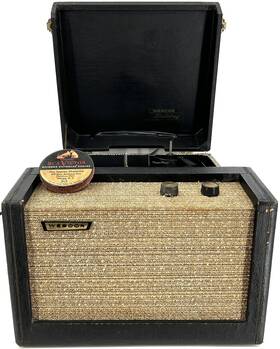 Ep1753-1 Webcor Vintage High Fidelity Holiday Coronet Phonograph Record Player